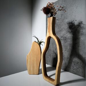Wooden Mooden Vysoké dřevěné vázy Elegance - sada Materiál: Jasan