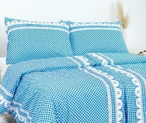 Stanex povlečení bavlna Kanafas modrý 140x200+70x90 cm