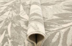 Kusový vlněný koberec Agnella Isfahan M Zamio Popel Listy krémový Rozměr: 300x400 cm