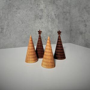 Wooden Mooden Dřevěný stromeček Materiál: Dub, Tvar stromečku: třetí varianta (s hvězdičkou)