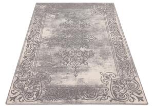 Kusový vlněný koberec Agnella Isfahan M Moris Popel šedý Rozměr: 160x240 cm