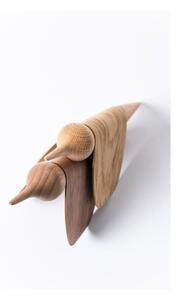 Soška ve tvaru ptáčka z dubového dřeva Gazzda