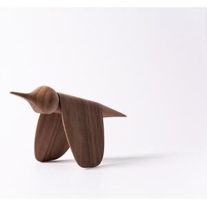 Soška ve tvaru ptáčka z ořechového dřeva Gazzda