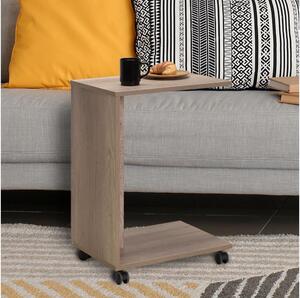 Adore Furniture Odkládací stolek 65x35 cm hnědá AD0141