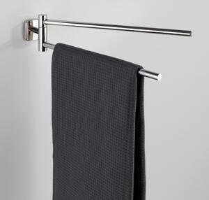 Nástěnný držák na ručníky s dvěmi rameny Wenko Mezzano