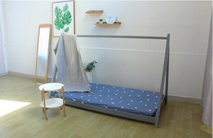 Dětská Montessori postel GROSI šedá Tempo Kondela