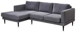 ROHOVÁ SEDAČKA, textil, šedá Carryhome - Sedací soupravy, Online Only