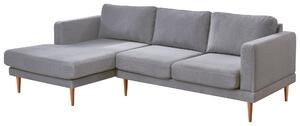 ROHOVÁ SEDAČKA, textil, světle šedá Carryhome - Sedací soupravy, Online Only