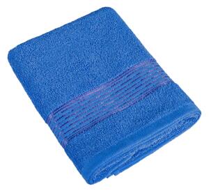 Bellatex Froté ručník a osuška kolekce Proužek tmavá modrá, velikost Ručník - 50x100 cm
