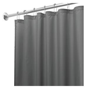 Šedý sprchový závěs iDesign, 180 x 200 cm