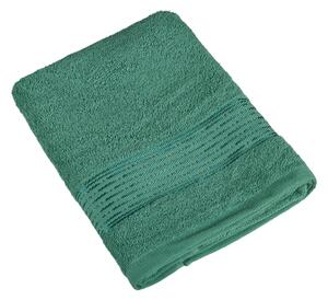 Bellatex Froté ručník a osuška kolekce Proužek tmavá zelená, velikost Ručník - 50x100 cm