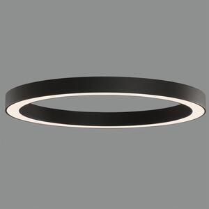 ACB Iluminacion Stropní LED svítidlo ALISO, ⌀ 80 cm, 75W, CRI90, CCT switch 2700-3000K Barva: Černá, Stmívání: TRIAC