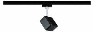 PAULMANN URail LED-spot Cube 8 W černá mat/chrom 4000K kov/umělá hmota stmívatelné 969.41