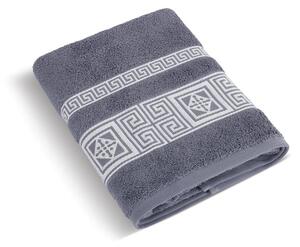 Bellatex Froté ručník a osuška Řecká kolekce šedá, modrá, velikost Ručník - 50x100 cm