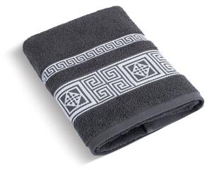 Bellatex Froté ručník a osuška Řecká kolekce tmavá šedá, velikost Ručník - 50x100 cm