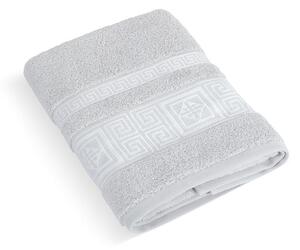 Bellatex Froté ručník a osuška Řecká kolekce světlá šedá, velikost Ručník - 50x100 cm