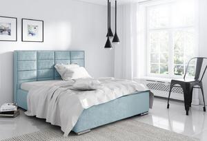 Manželská postel 180x200 CAFFARA - modrá