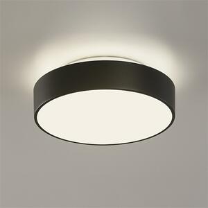 ACB Iluminacion Stropní LED svítidlo DINS, ⌀ 26 cm, 18W, CRI90, IP44, CCT switch 2700-3000K Barva: Černá, Stmívání: DALI/PUSH