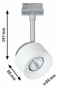 PAULMANN URail LED-spot Pane bílá/chrom 7,4W 2.700K 953.73
