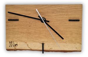 Melzevo Dřevěné nástěnné hodiny, dub 30 cm