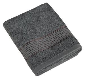 Bellatex Froté ručník a osuška kolekce Proužek tmavá šedá, velikost Ručník - 50x100 cm