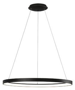 ACB Iluminacion Závěsné LED svítidlo GRACE, ⌀ 58 cm, 50W, CRI90 Barva: Černá, Teplota světla: 4000K - denní bílá, Stmívání: ON/OFF
