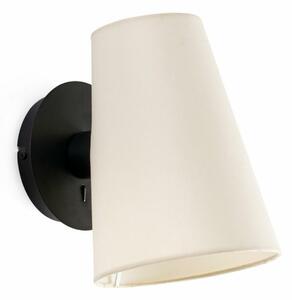 FARO LUPE černá/béžová stolní lampa