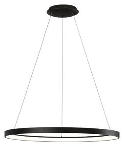 ACB Iluminacion Závěsné LED svítidlo GRACE, ⌀ 78 cm, 80W, CRI90 Barva: Černá, Teplota světla: 4000K - denní bílá, Stmívání: ON/OFF