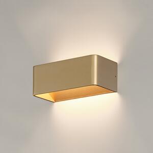 ACB Iluminacion Nástěnné LED svítidlo ICON, š. 20 cm, 10,5W, CRI90, CCT switch 2700-3000K Barva: Zlatá, Stmívání: ON/OFF