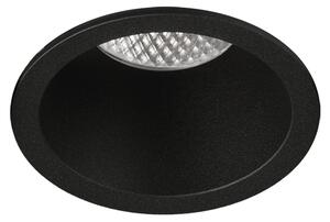 ACB Iluminacion Zapuštěné LED svítidlo KIDAL, ⌀ 6 cm, 5W, CRI90 Barva: Černá, Teplota světla: 2700K - extra teplá bílá, Stmívání: ON/OFF