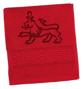 Bellatex Froté ručník proužek s výšivkou znamení zvěrokruhu Ručník 50x100 cm červená