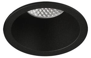 ACB Iluminacion Zapuštěné LED svítidlo KIDAL, ⌀ 8 cm, 7W, CRI90 Barva: Černá, Teplota světla: 2700K - extra teplá bílá, Stmívání: ON/OFF