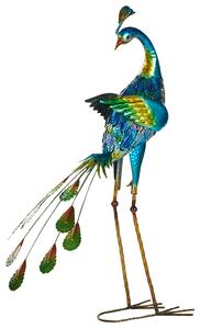 Zahradní socha PEACOCK Modrá
