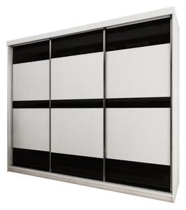 Šatní skříň TOPA, 250x200x62, bílá