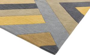 Šedo-žlutý koberec Asiatic Carpets Reef Big Zig, 160 x 230 cm