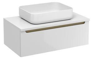 Koupelnová skříňka pod umyvadlo Naturel Stilla 80x30x45 cm bílá STILLAD08005DBI