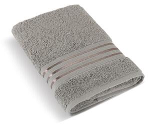 Bellatex Froté ručník a osuška kolekce Linie tmavá šedá, velikost Ručník - 50x100 cm