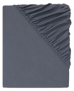 Livarno home Žerzejové napínací prostěradlo, 140–160 x 200 cm (modrá) (100383941002)