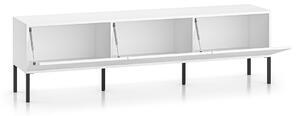 Televizní stolek ADELE 2 - bílý / černý
