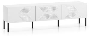 Televizní stolek ADELE 2 - bílý / černý
