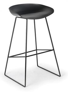Barová židle MONTY 1+1 ZDARMA, černá