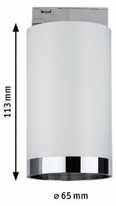 PAULMANN URail spot Tube bílá matný chrom max. 1x10W GU10 bez zdroje světla 969.63