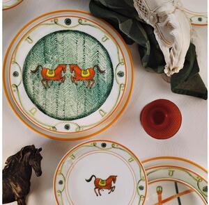 Jídelní sada 24 ks pestrobarevná/porcelán