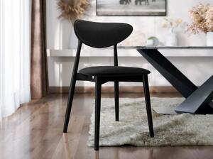 Čalouněná židle do jídelny CIBOLO 4 - černá