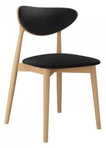 Čalouněná židle do jídelny CIBOLO 4 - buk / černá