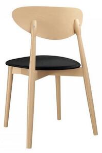 Čalouněná židle do jídelny CIBOLO 4 - buk / černá
