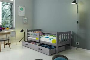 Dětská postel 90x200 CHARIS - grafitová
