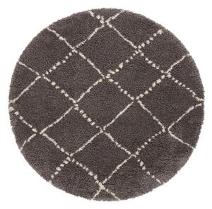 Šedý koberec Mint Rugs Hash, ⌀ 160 cm