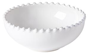 Bílá kameninová miska Costa Nova Pearl, ⌀ 15 cm