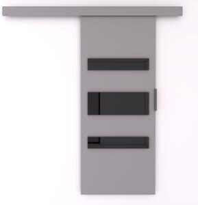 Posuvné dveře BARRET 4 - 106 cm, šedé